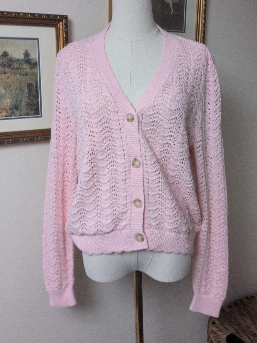 Loft Pink Cardigan